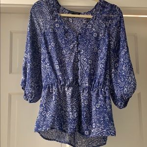 Banana Republic peplum blouse